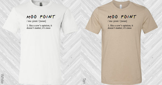 Friends: Moo Point Definition Graphic Tee Graphic Tee