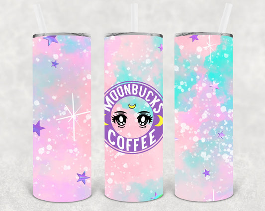 Moonbucks Coffee 20 Oz Skinny Tumbler