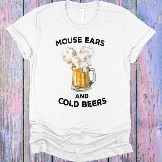 Mouse Ears And Cold Beers Graphic Tee Graphic Tee