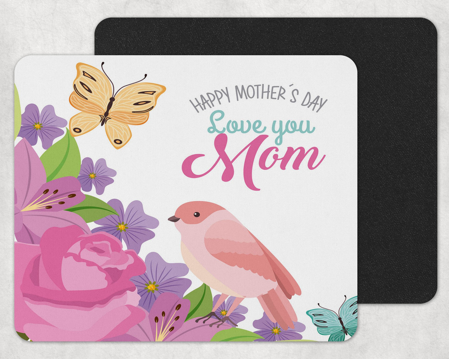 Happy Mothers Day Love You Mom Mousepad