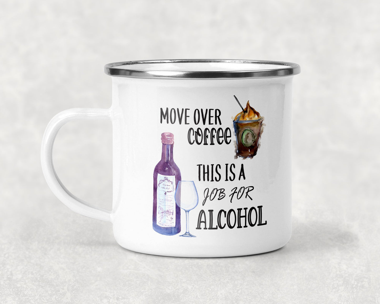 Move Over Coffee This Is A Job For Alcohol Mug