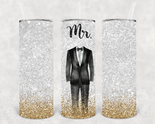Mr 20 Oz Skinny Tumbler
