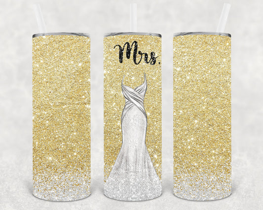 Mrs 20 Oz Skinny Tumbler