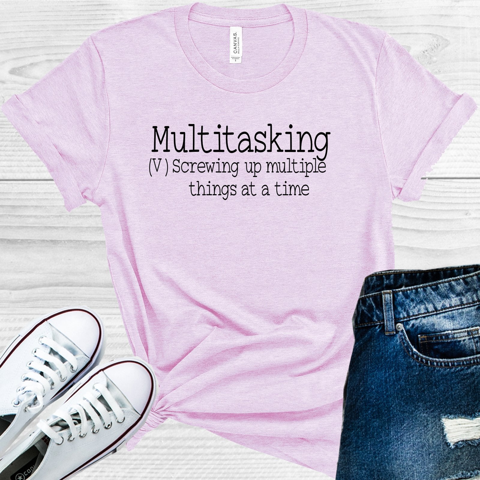 Multitasking Graphic Tee Graphic Tee