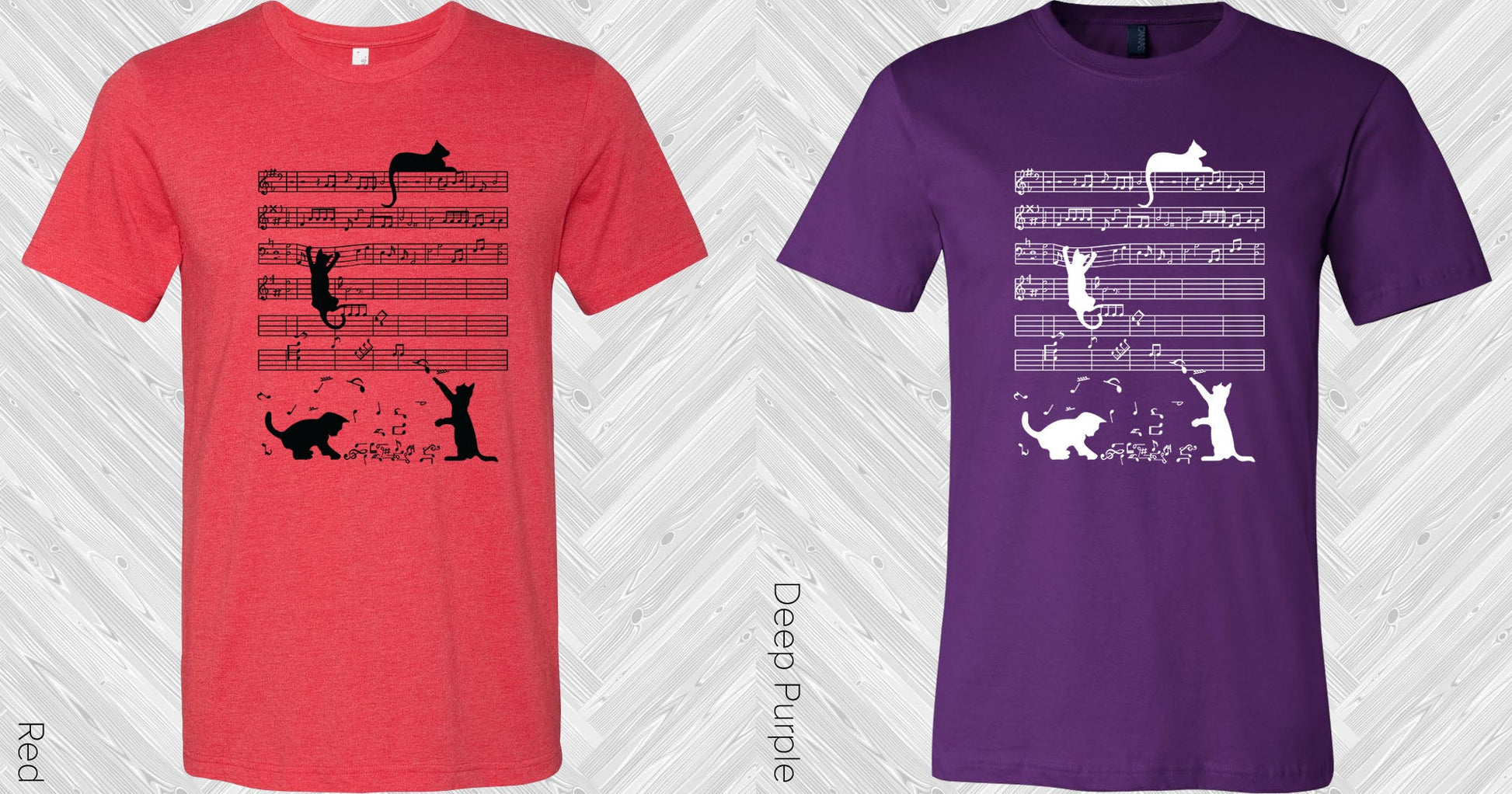 Music Cats Graphic Tee Graphic Tee