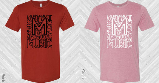 Music Subway Art Graphic Tee Graphic Tee