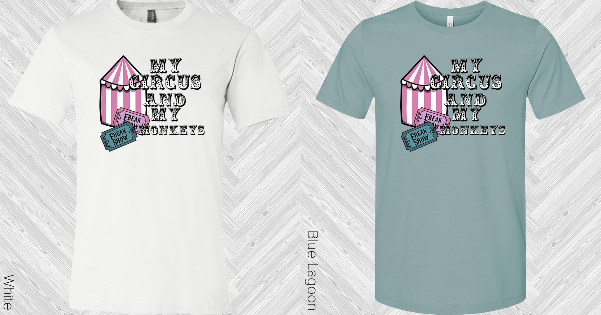 My Circus And Monkeys Graphic Tee Graphic Tee