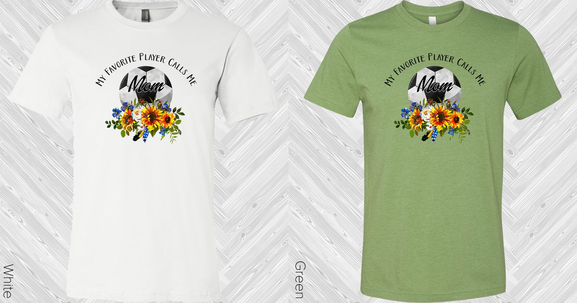 My Favorite Player Calls Me Mom Soccer Graphic Tee Graphic Tee