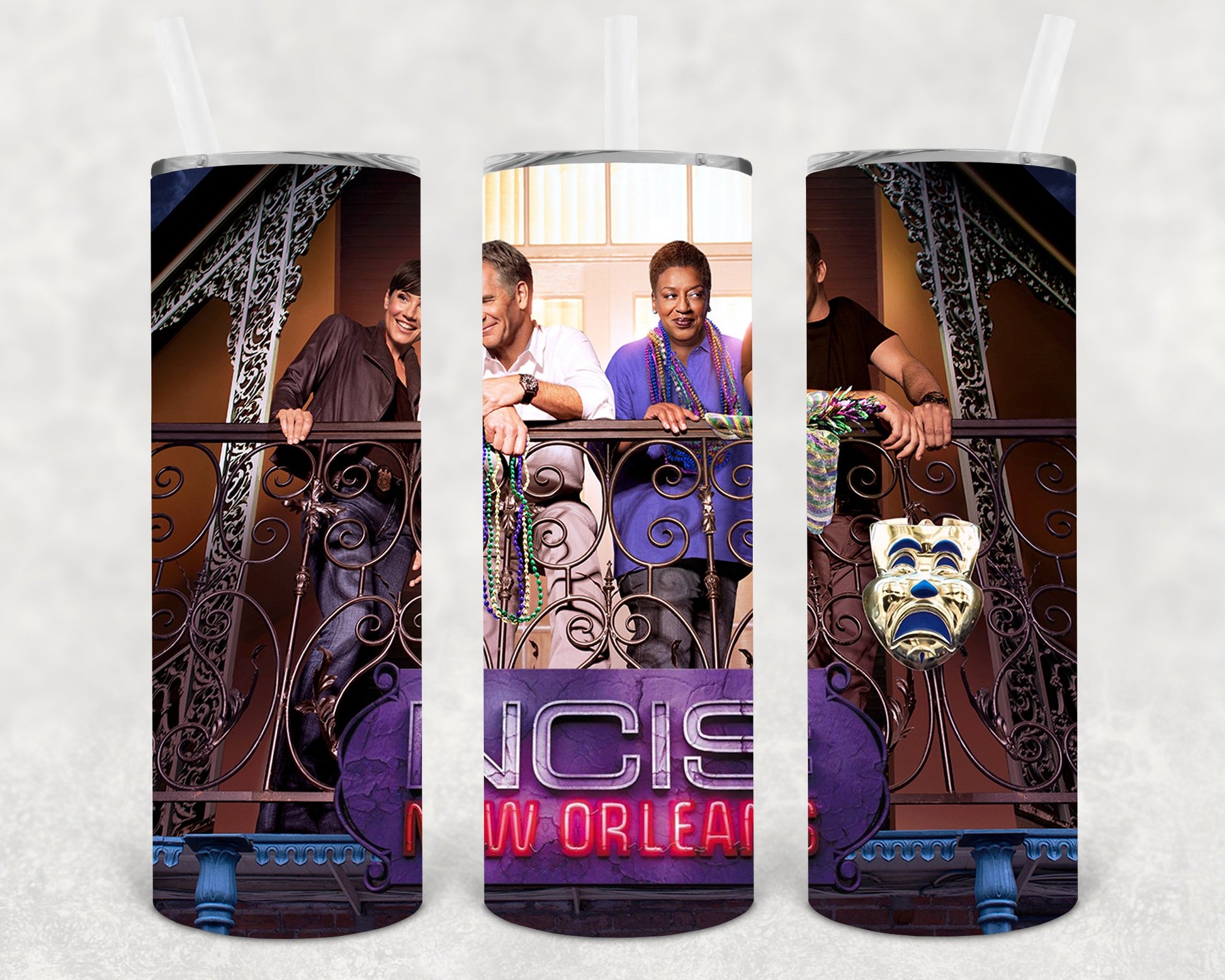 Ncis New Orleans 20 Oz Skinny Tumbler