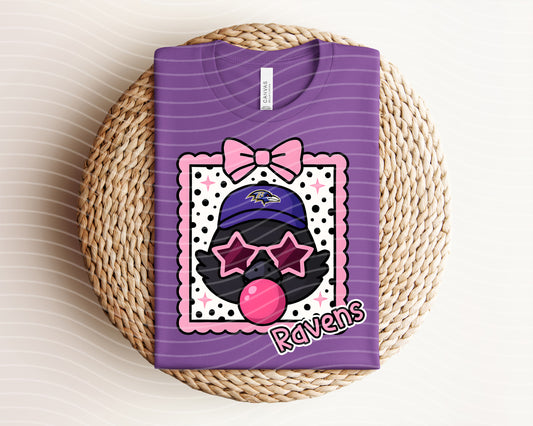Bubble Ravens Graphic Tee