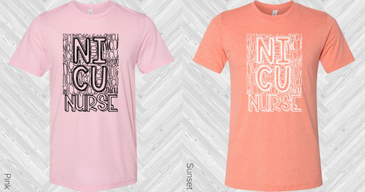 Nicu Nurse Subway Art Graphic Tee Graphic Tee