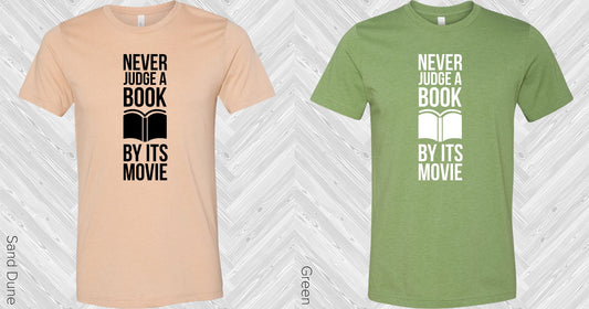 Never Judge A Book By Its Movie Graphic Tee Graphic Tee