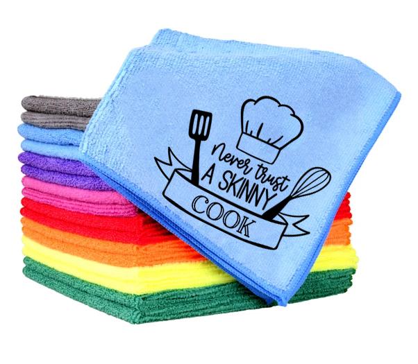 Never Trust A Skinny Cook Towel