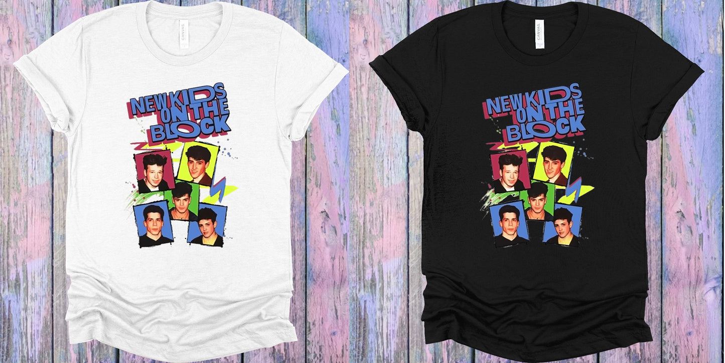 New Kids On The Block Cover Graphic Tee Graphic Tee