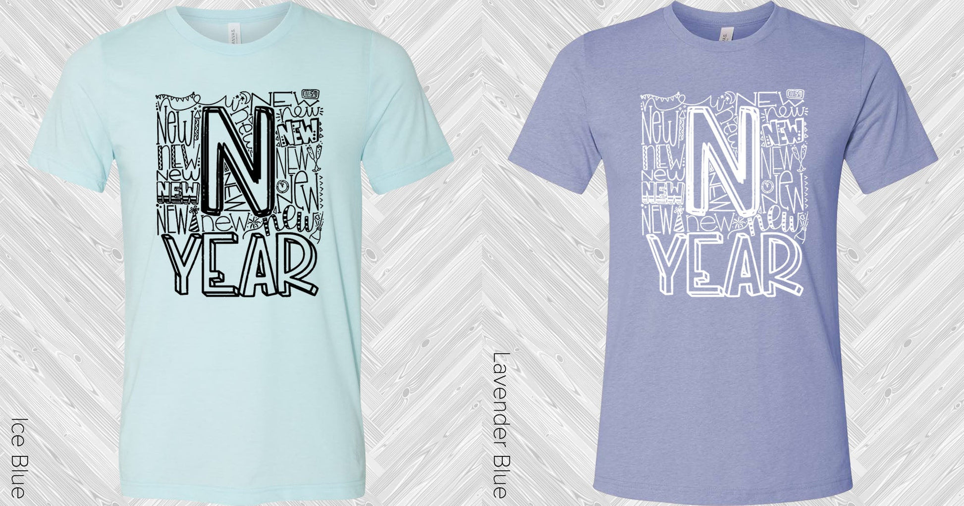 New Year Subway Art Graphic Tee Graphic Tee
