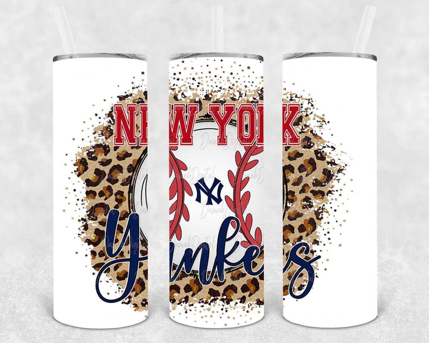 New York Yankees 20 Oz Skinny Tumbler