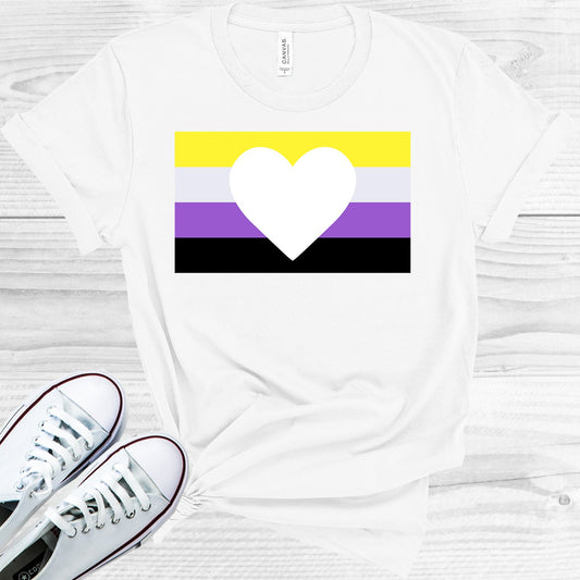 Nonbinary Flag Graphic Tee Graphic Tee