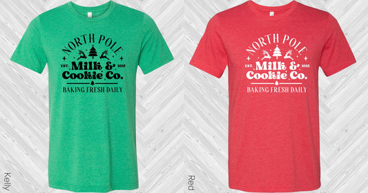 North Pole Milk And Cookie Co Graphic Tee Graphic Tee