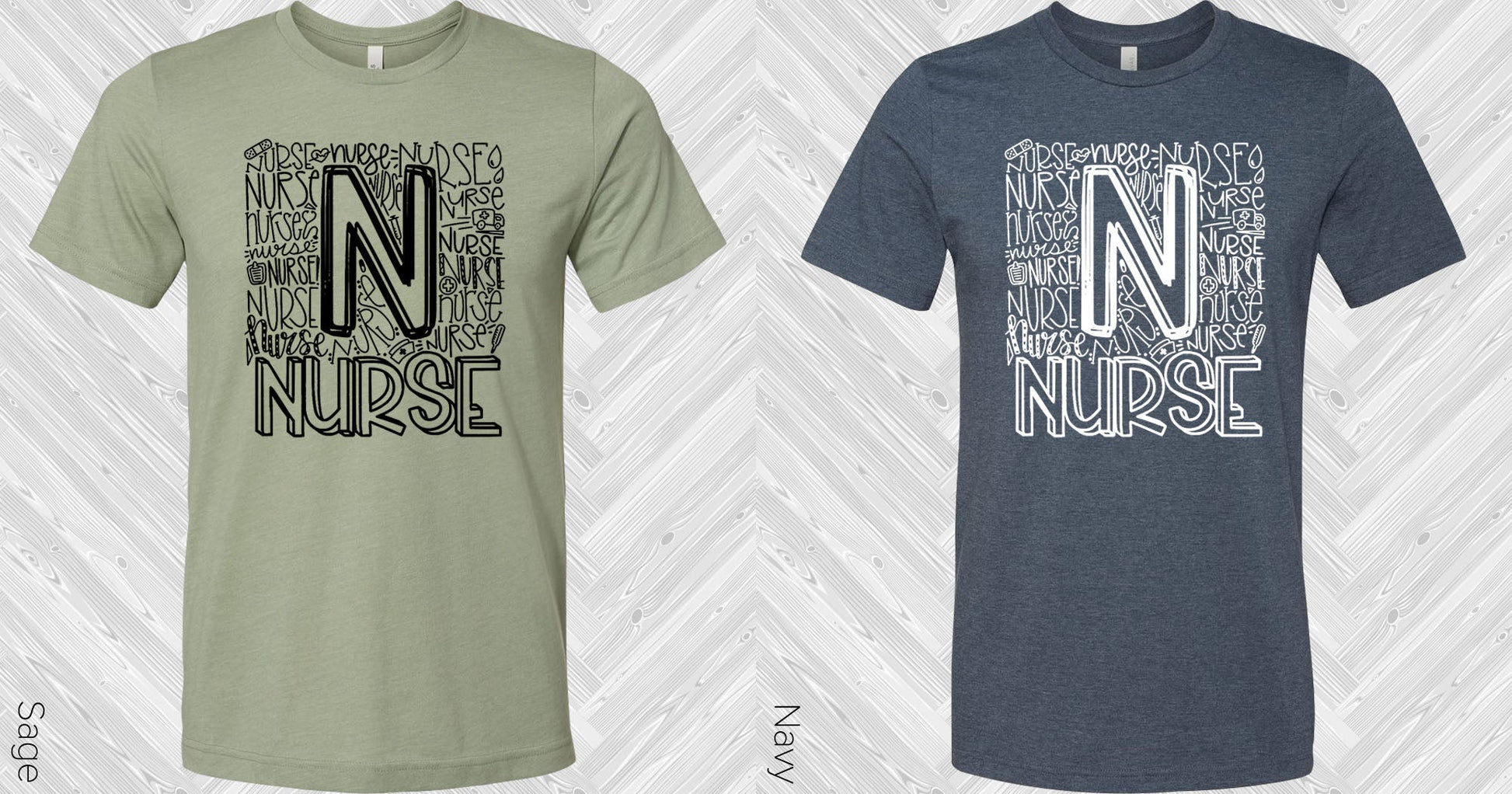 Nurse Subway Art Graphic Tee Graphic Tee