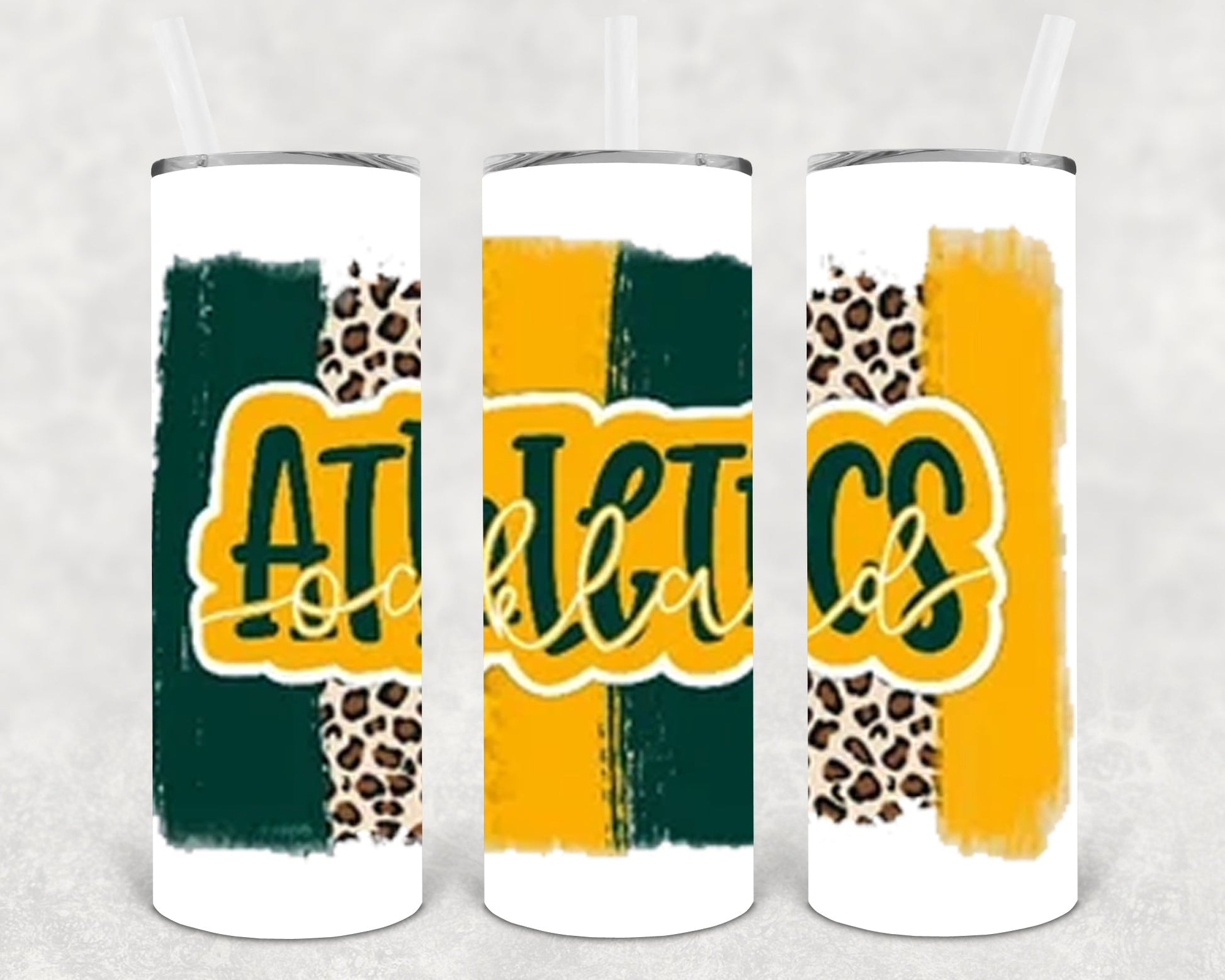 Oakland Athletics 20 Oz Skinny Tumbler