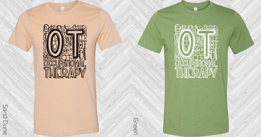 Occupational Therapy Subway Art Graphic Tee Graphic Tee