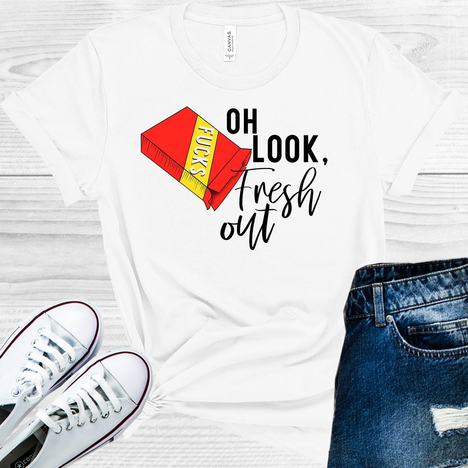 Oh Look Fresh Out Graphic Tee Graphic Tee
