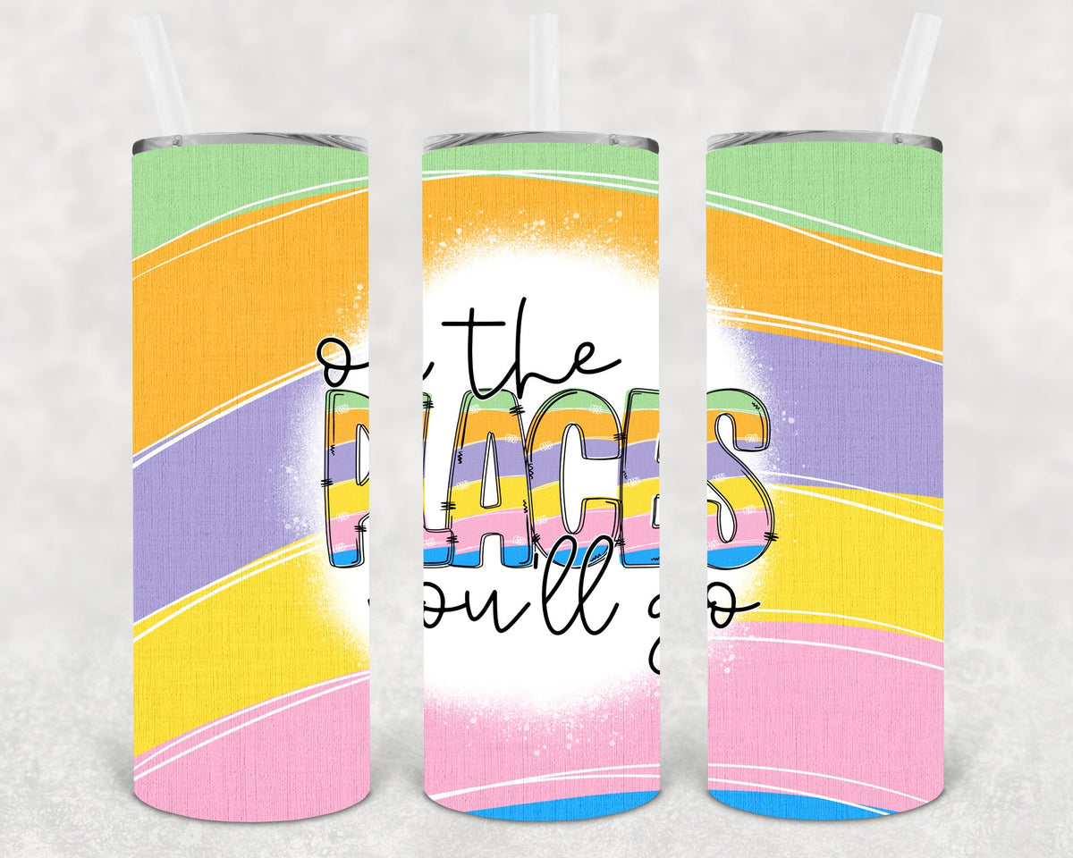Oh The Places Youll Go 20 Oz Skinny Tumbler