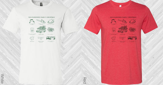Old Fashioned Family Christmas Graphic Tee Graphic Tee