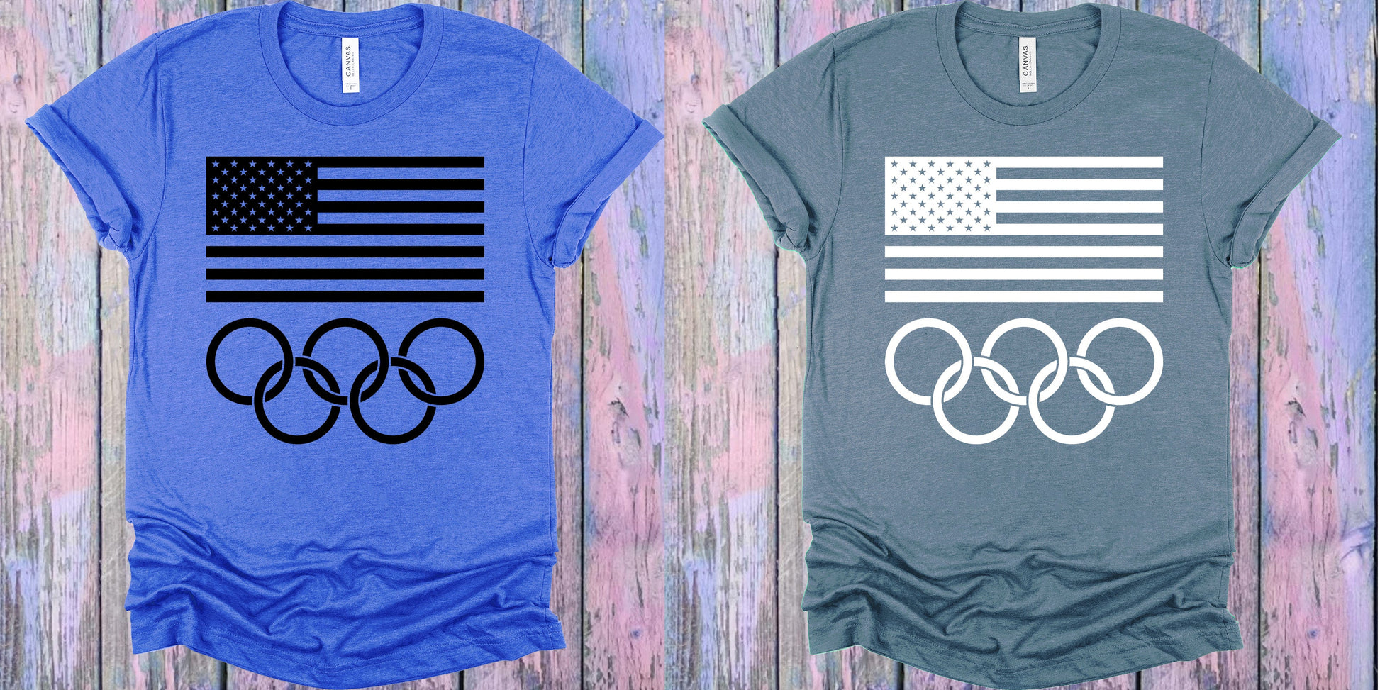 Olympic Flag Graphic Tee Graphic Tee
