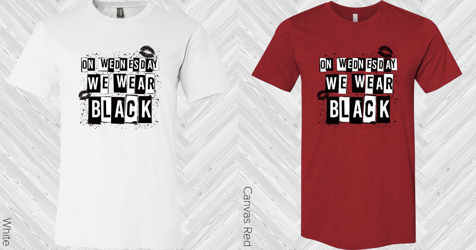 On Wednesday We Wear Black Graphic Tee Graphic Tee