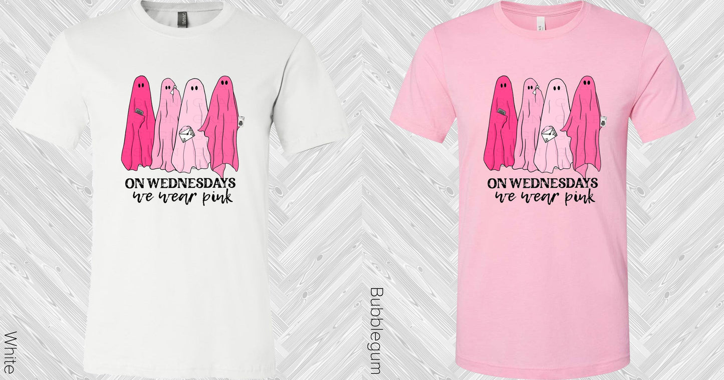 On Wednesdays We Wear Pink Graphic Tee Graphic Tee