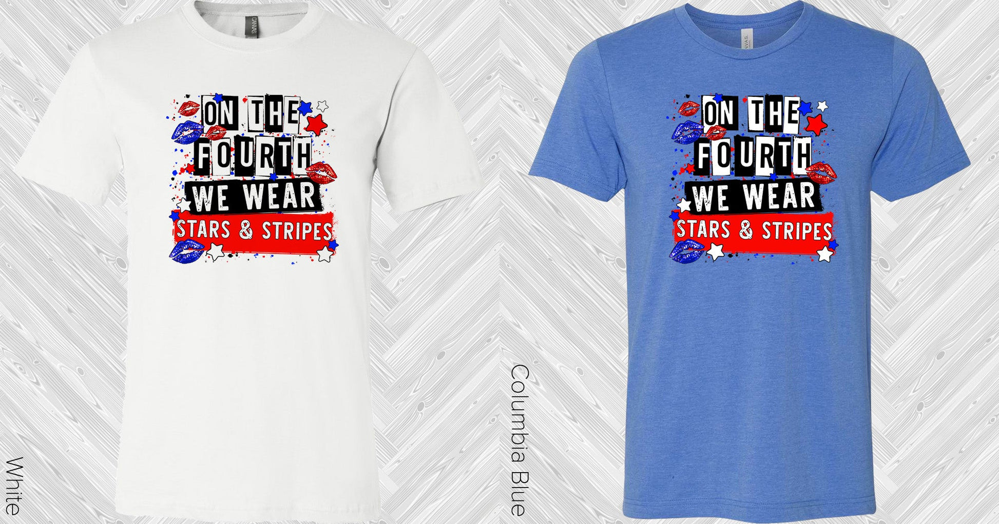 On The Fourth We Wear Stars And Stripes Graphic Tee Graphic Tee