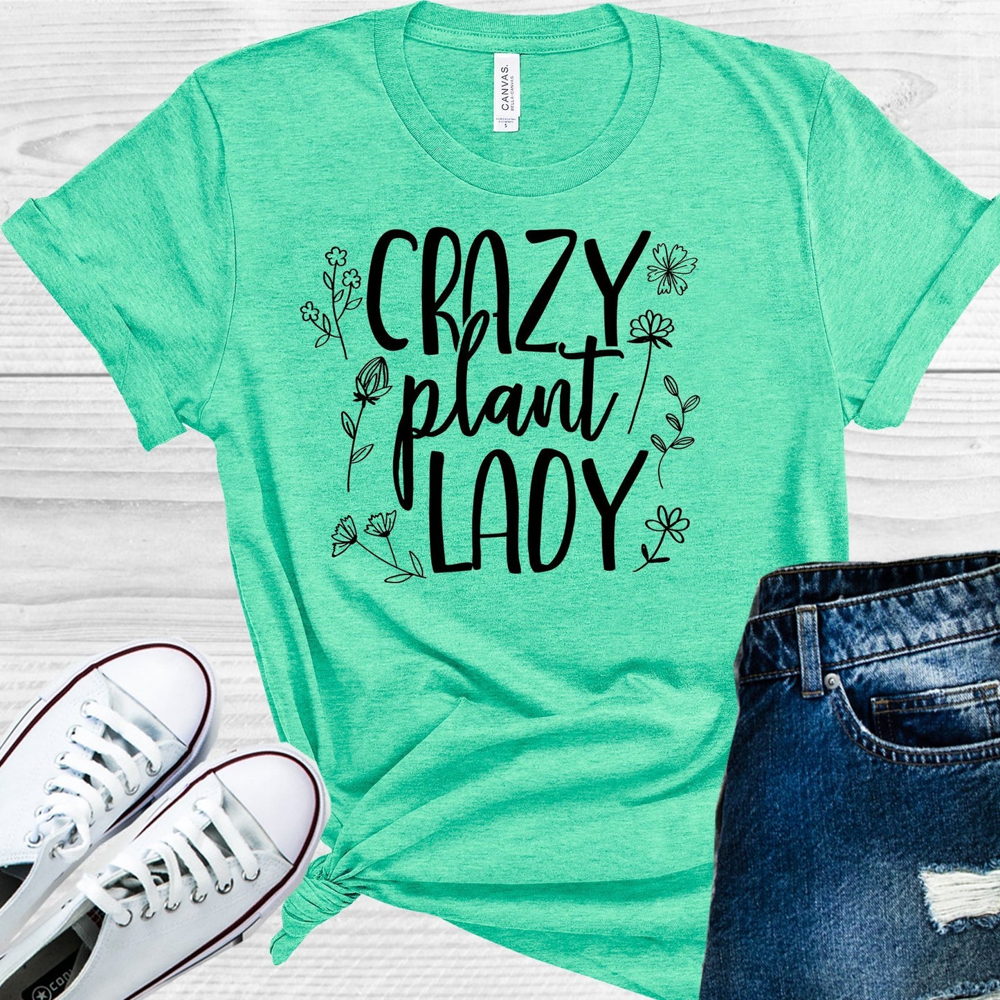 Crazy Plant Lady Graphic Tee Graphic Tee