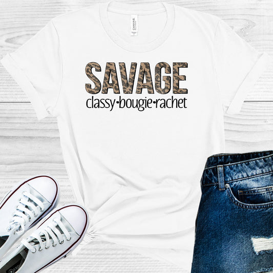 Savage Classy Bougie Rachet Graphic Tee Graphic Tee