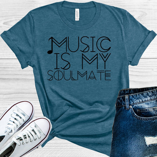 Music Is My Soulmate Graphic Tee Graphic Tee