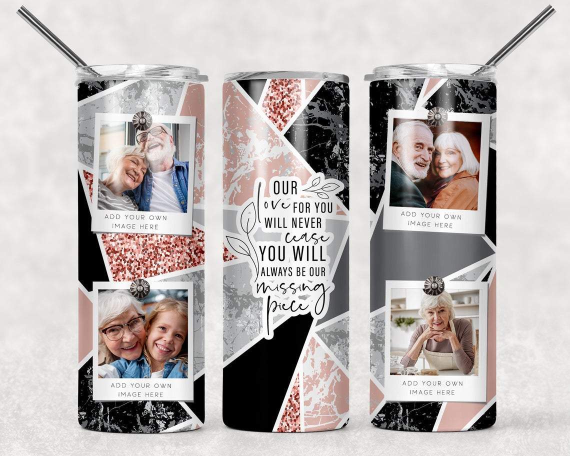 Our Love For You Will Never Cease Frame 20 Oz Skinny Tumbler