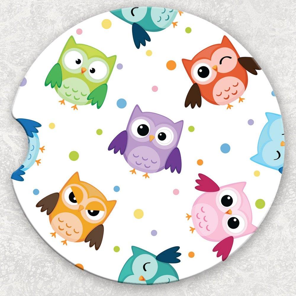 Car Coaster Set - Owls