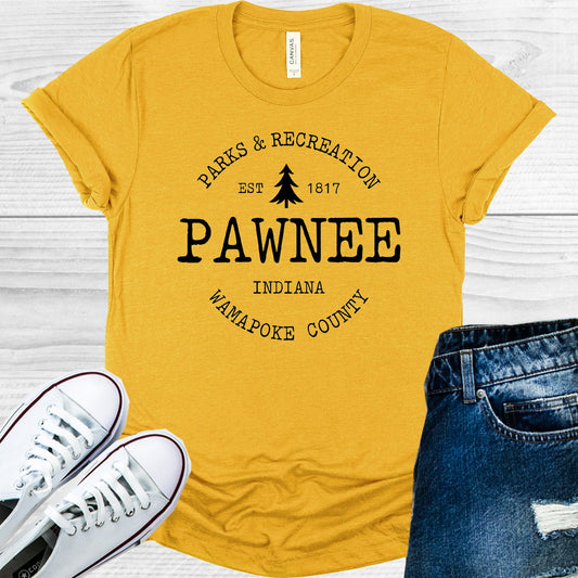 Parks & Recreation Pawnee Indiana Graphic Tee Graphic Tee