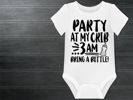 Party At My Crib Graphic Tee Graphic Tee