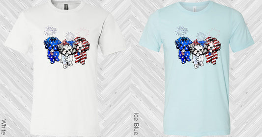 Patriotic Dogs Graphic Tee Graphic Tee