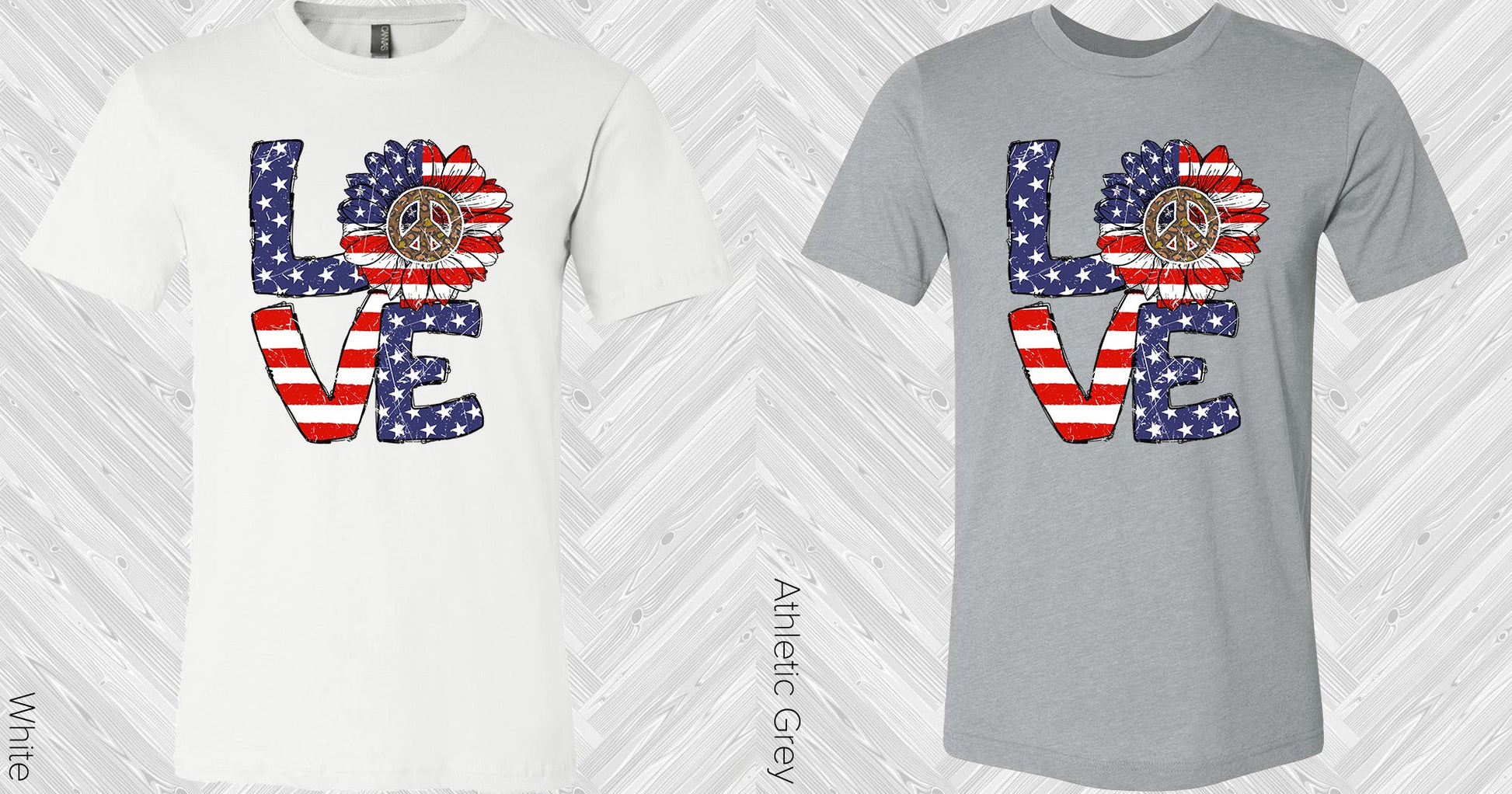 Patriotic Love Graphic Tee Graphic Tee