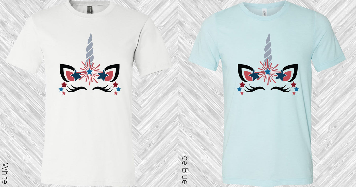 Patriotic Unicorn Graphic Tee Graphic Tee