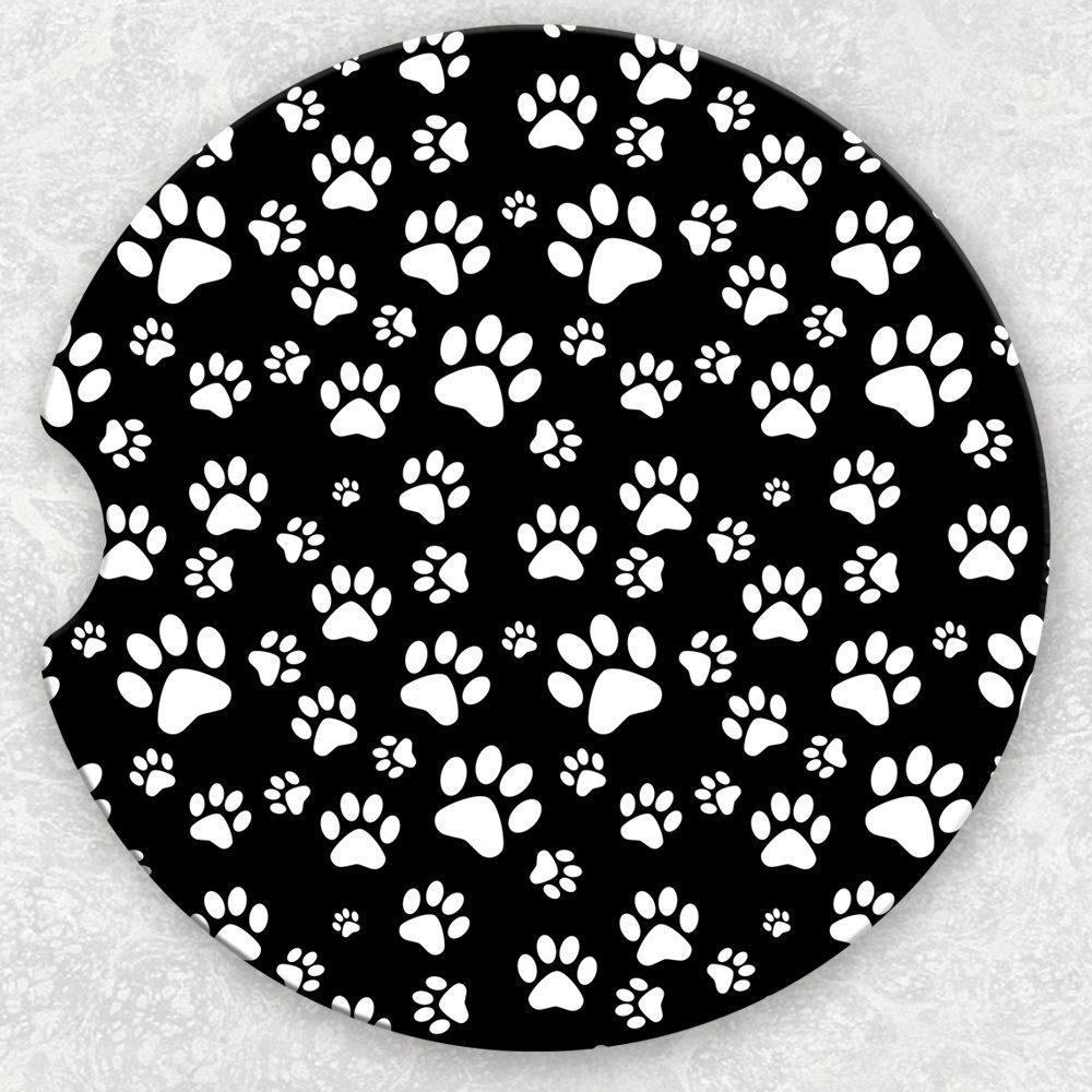 Car Coaster Set - Paw Prints