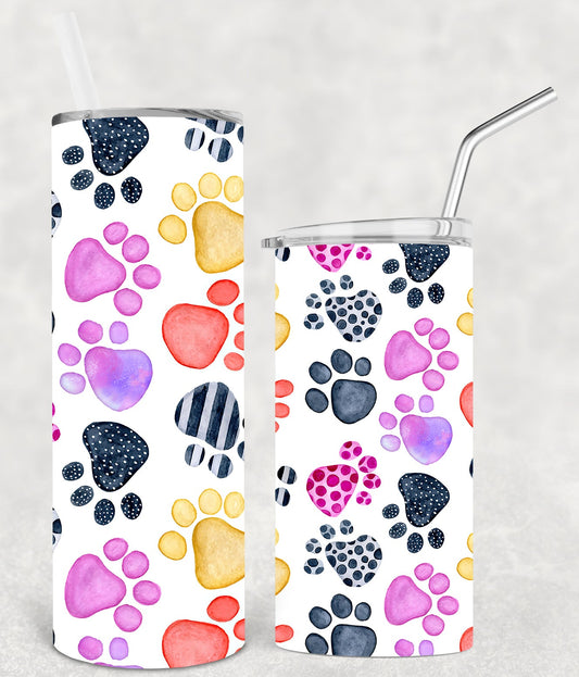 Paws 20 Oz Skinny Tumbler