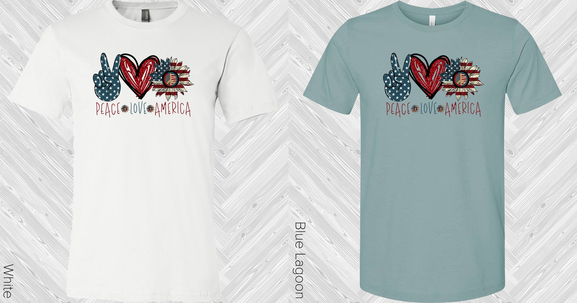 Peace Love America Graphic Tee Graphic Tee