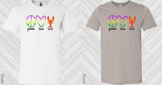 Peace Love Boil Graphic Tee Graphic Tee