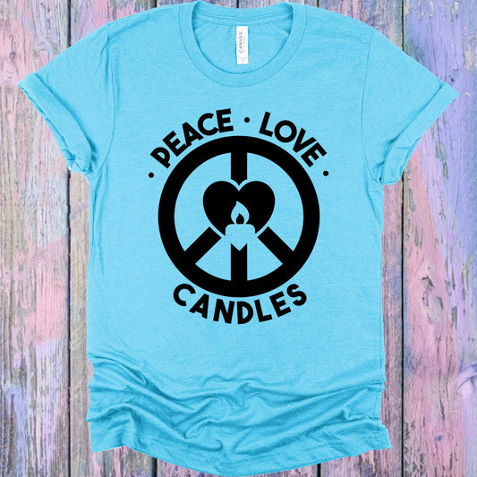 Peace Love Candles Graphic Tee Graphic Tee