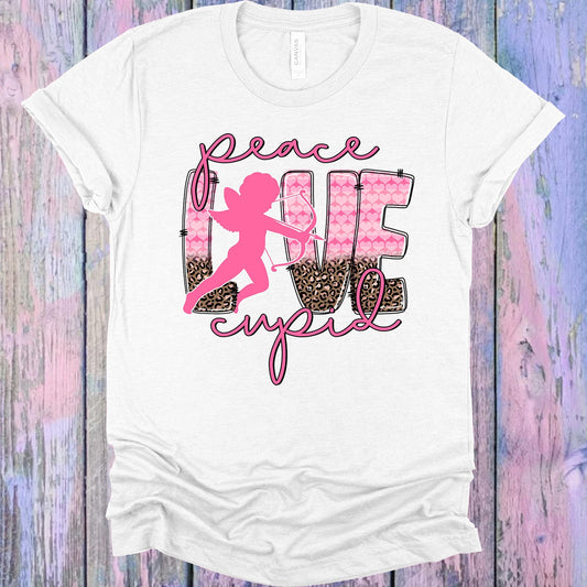 Peace Love Cupid Graphic Tee Graphic Tee