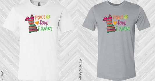 Peace Love Easter Graphic Tee Graphic Tee