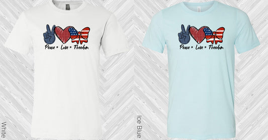 Peace Love Freedom Graphic Tee Graphic Tee